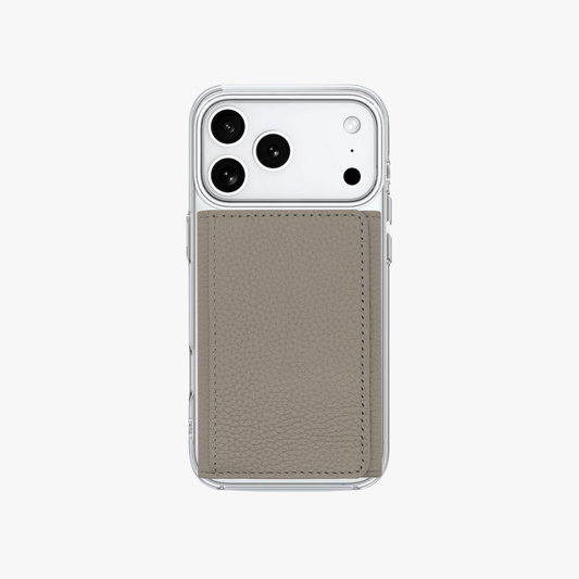 iPhone 17 Pro HD Clear Case with MagSafe Trifold Wallet Set
