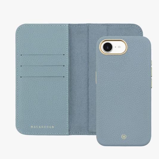 iPhone 16e MagSafe Leather Flip Cover with Leather Case