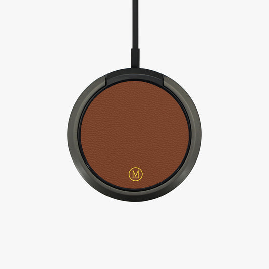 MagSafe Leather Wireless Charging Pad With Stand