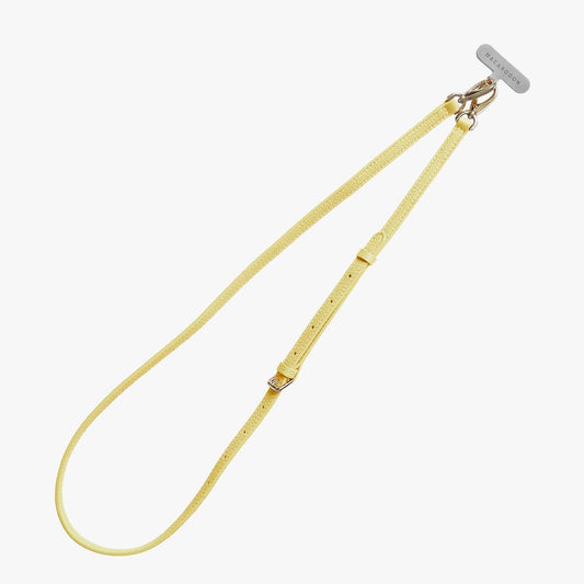 Transparente iPhone 14 Plus-Hülle mit Crossbody-Ledergurt