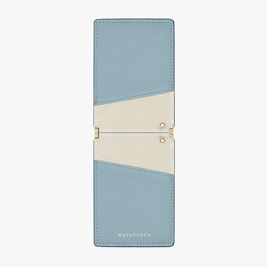 Bicolor Leather Pass Holder