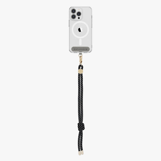 iPhone 12/12 Pro Clear Case with Wrist Rope Strap