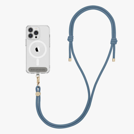 iPhone 12/12 Pro Clear Case with Crossbody Rope Strap
