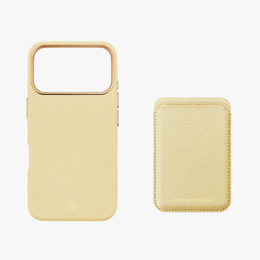 iPhone 18 Pro Leather MagSafe Case with Leather MagSafe Wallet Set