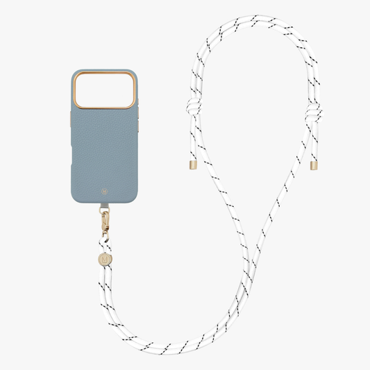 iPhone 17 Pro Leder MagSafe Hülle mit Umhängeband