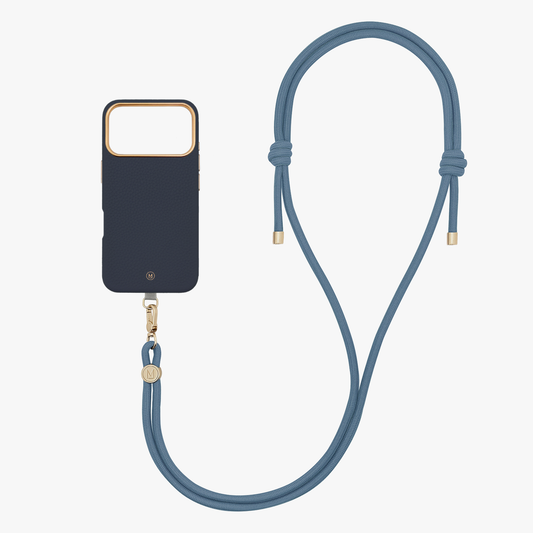 iPhone 17 Pro Leder MagSafe Hülle mit Umhängeband