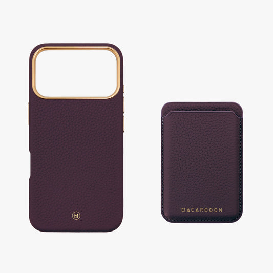 iPhone 18 Pro Leather MagSafe Case with Leather MagSafe Wallet Set