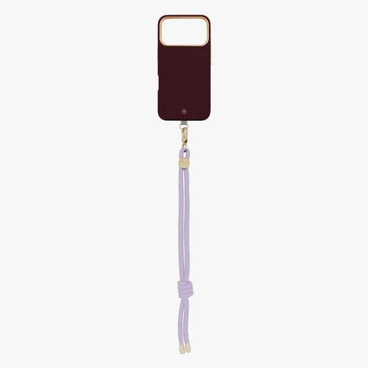iPhone 18 Pro Leather MagSafe Case with Wrist Rope Strap