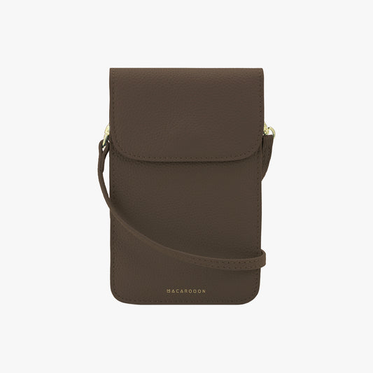 Leather Crossbody Phone Pouch