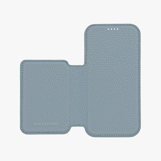 Sleek iPhone MagSafe Leather Flip Cover