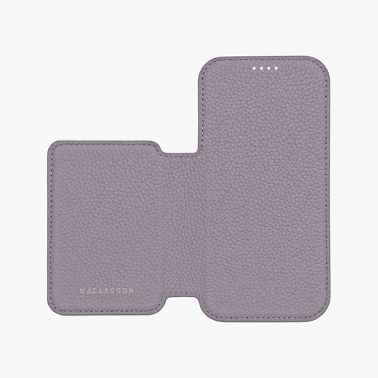 Sleek iPhone MagSafe Leather Flip Cover