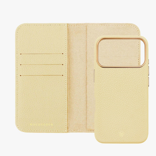 iPhone 18 Pro MagSafe Leather Flip Cover with Leather Case