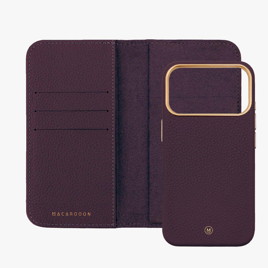 iPhone 18 Pro MagSafe Leather Flip Cover with Leather Case