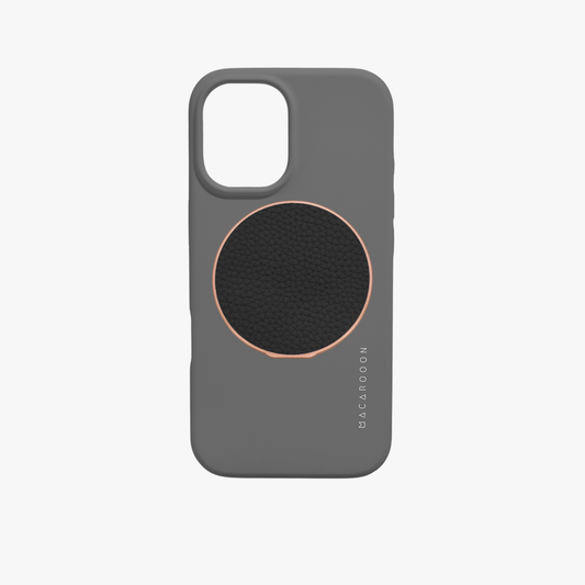 iPhone 17 MagSafe Silicone Case with Grippit Grip Stand