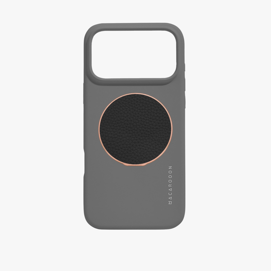 iPhone 17 Pro Max MagSafe Silicone Case with Grippit Grip Stand