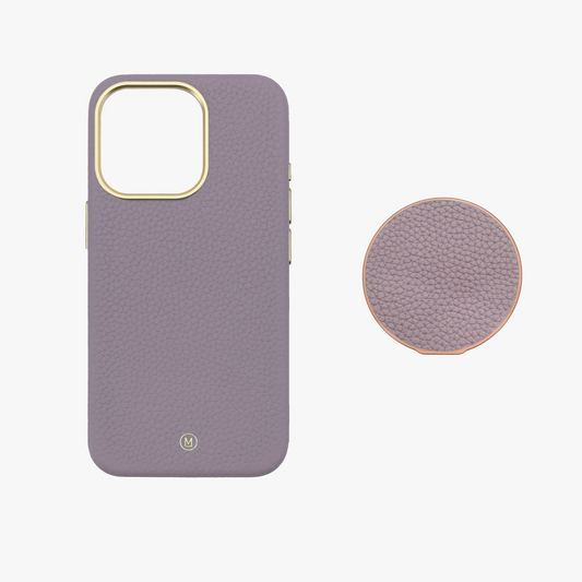 iPhone 14 Pro MagSafe Leather Case with Grippit Grip Stand