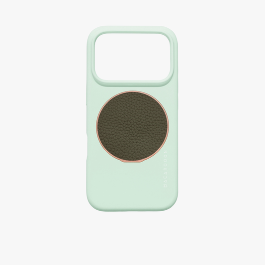 iPhone 17 Pro MagSafe Silicone Case with Grippit Grip Stand
