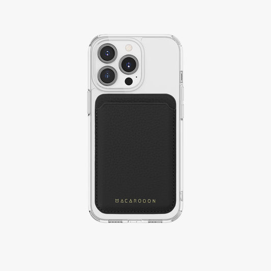 iPhone 13 Mini 高清透明手機殼連皮革MagSafe卡套套裝