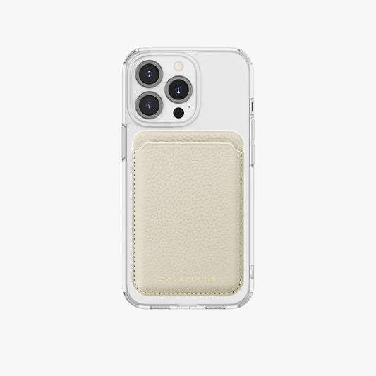 iPhone 14 Plus 高清透明手機殼連皮革MagSafe卡套套裝