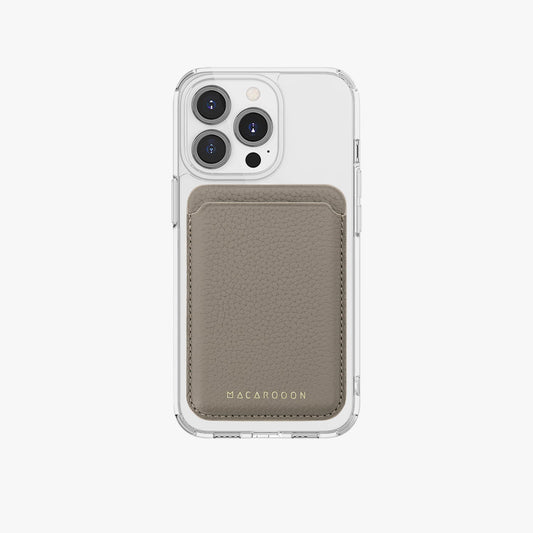 iPhone 12 Mini 高清透明手機殼連皮革MagSafe卡套套裝