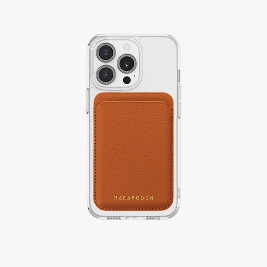 iPhone 15 高清透明手機殼連皮革MagSafe卡套套裝