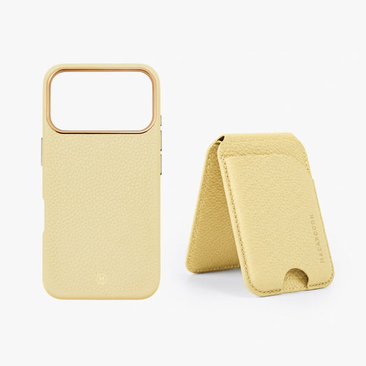 iPhone 18 Pro Leather MagSafe Case + FlexStand Leather MagSafe Wallet