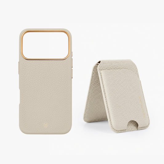 iPhone 18 Pro Leather MagSafe Case + FlexStand Leather MagSafe Wallet