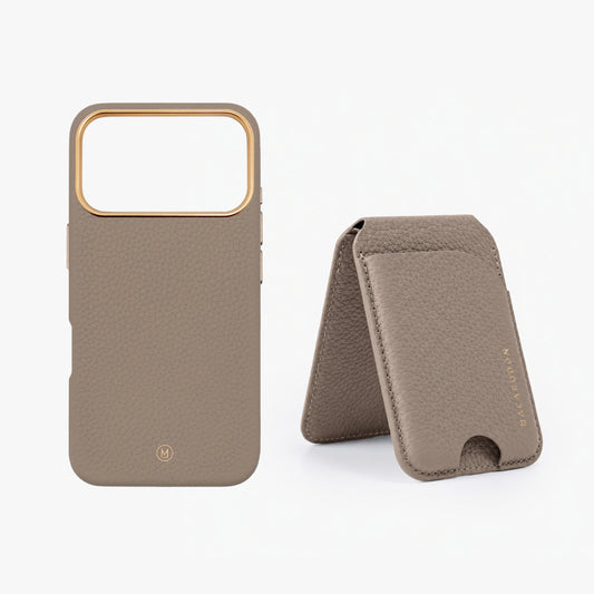 iPhone 18 Pro Leather MagSafe Case + FlexStand Leather MagSafe Wallet
