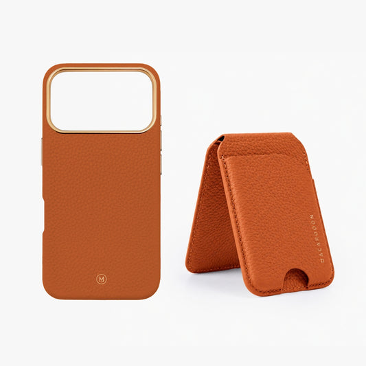 iPhone 18 Pro Leather MagSafe Case + FlexStand Leather MagSafe Wallet