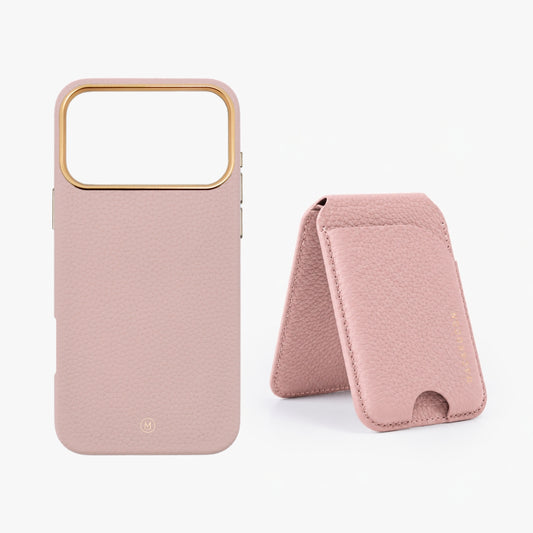 iPhone 18 Pro Max Leather MagSafe Case + FlexStand Leather MagSafe Wallet