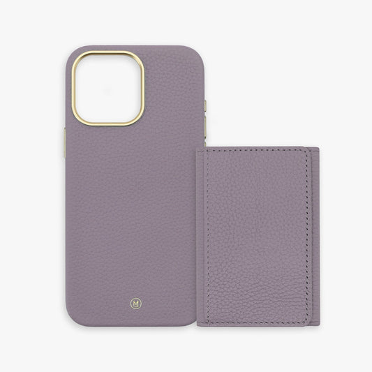 iPhone 12/12 Pro Leather Case with MagSafe Trifold Wallet Set