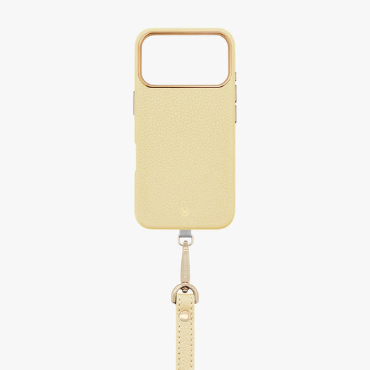 iPhone 18 Pro Leather MagSafe Case with Wrist Leather Strap
