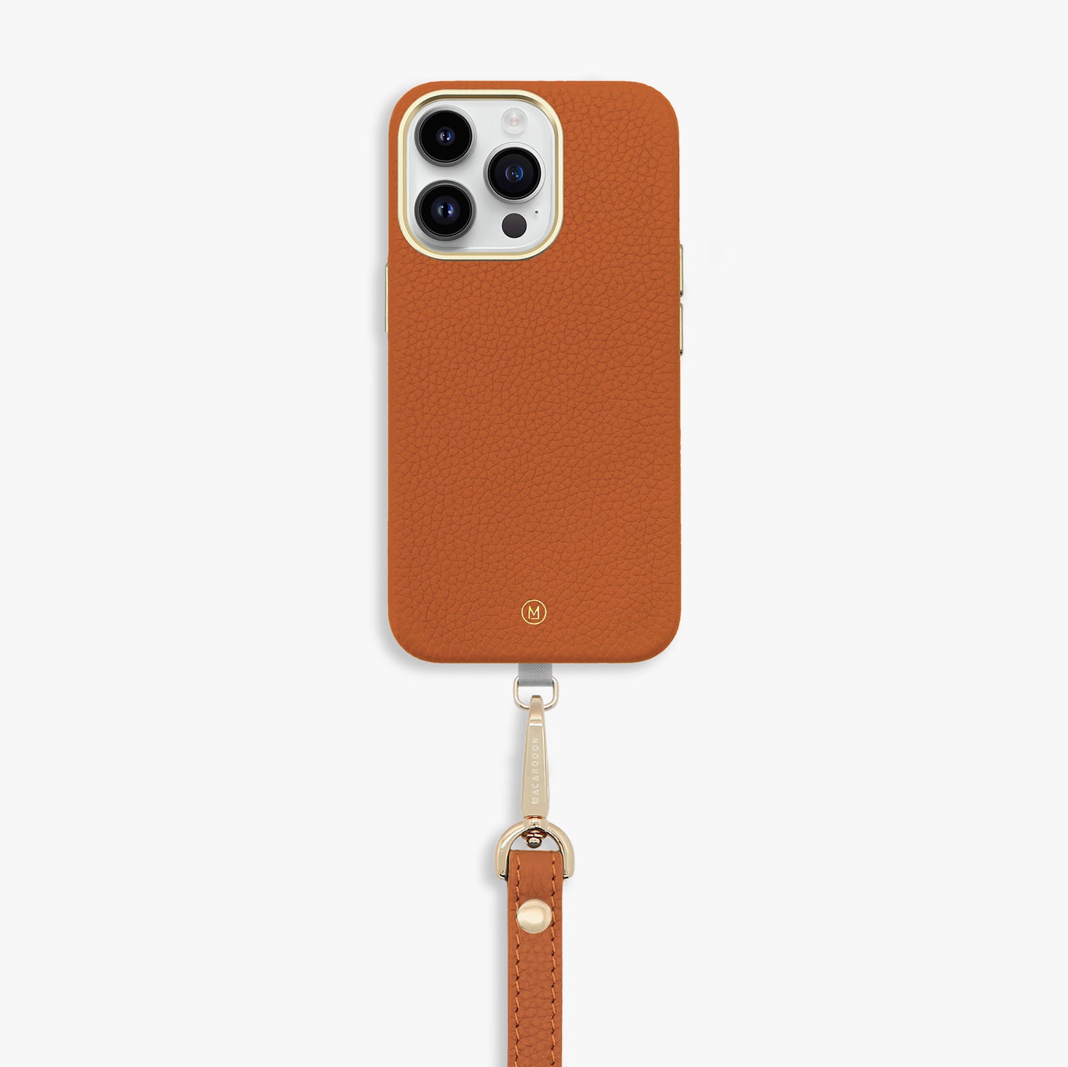iPhone 16 Pro Leather MagSafe Case with Wrist Leather Strap iPhone 16 Pro Leather MagSafe Case with Wrist Leather Strap