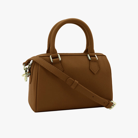 Leather Top Handle Bag