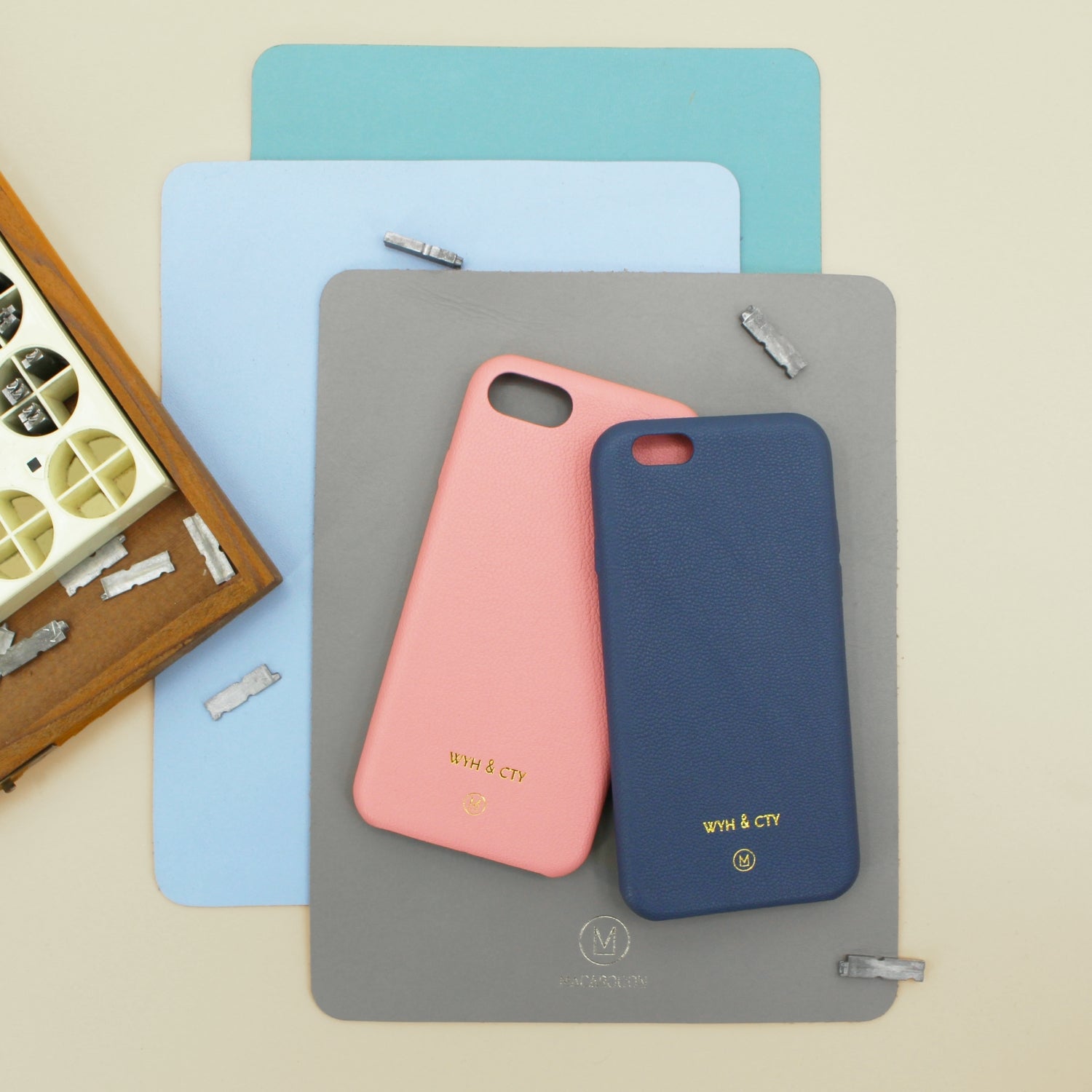 Have a special name or date embossed on your iPhone Cases at Macarooon.