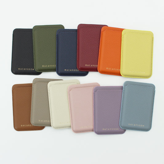 iPhone MagSafe 皮革保護殼 + MagSafe 卡套
