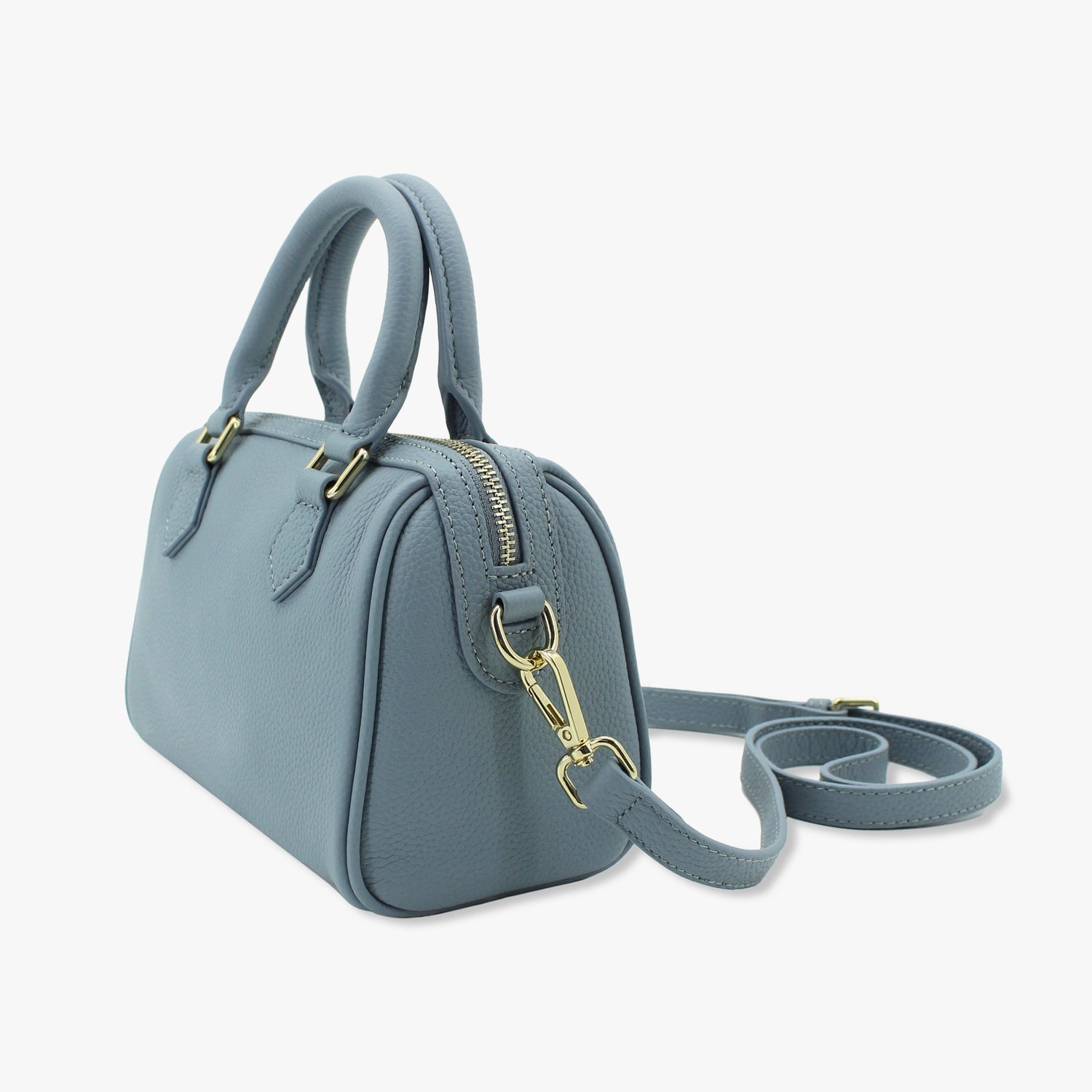 Leather Top Handle Bag | macarooon.com