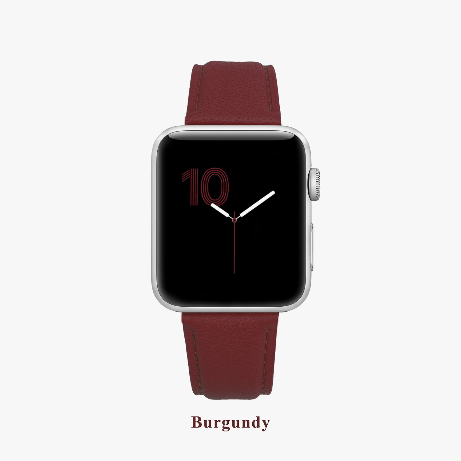 Burgundy apple watch clearance band